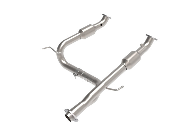 aFe Toyota Tacoma 05-15 V6-4.0L Twisted Steel Y-Pipe w/ Cat 48-46006-RC