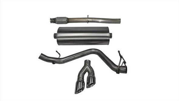 Corsa 2014-2019 Chevy Silverado 1500 5.3L V8 CC / SB 3in Single Side Exit Touring Cat-Back Exhaust 14848