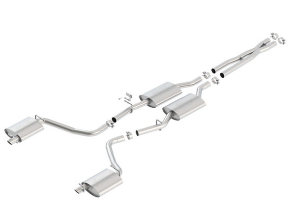 Borla 15-16 Dodge Charger 3.6L V6 ATAK Cat Back Exhaust (Uses Factory Valence) 140686