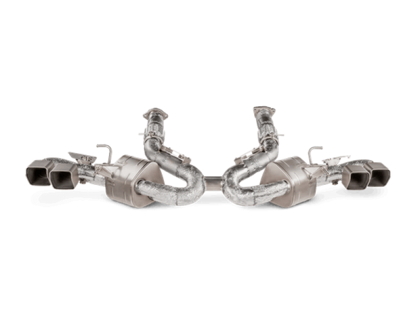 Akrapovic 2020+ Chevrolet Corvette C8 Slip-On Line (Titanium) S-CO/TI/3