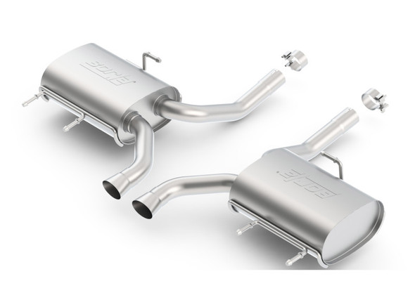Borla 11-14 CTS Coupe V6 3.6L AT RWD/AWD Dual Ctr Rear Exit Touring Exhaust (REAR SECTION ONLY) 11824