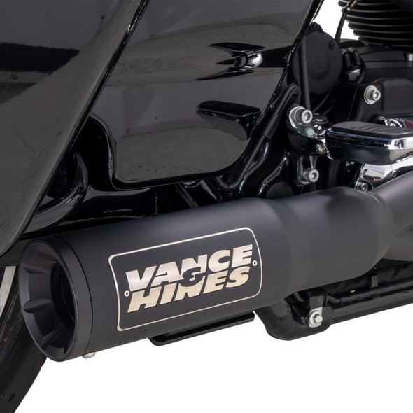 Vance & Hines HD HD Touring 17-22 HO 2-1 Black Full System Exhaust 47321