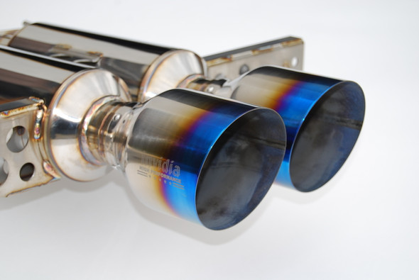 Invidia 2017+ Honda Civic Hatchback Sport/Sport Touring Gemini Titanium Tip Cat-back Exhaust HS17CHB7GM2ST