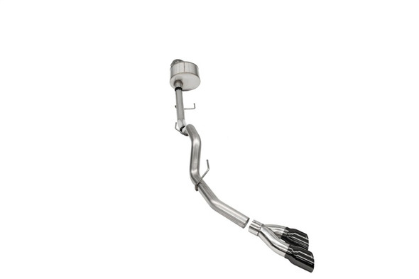 Corsa 2021-2024 Ford F-150 Regular Cab/6.5in Bed 5.0L V8 Xtreme Cat-Back Single Side Exit-Black PVD 21142BLK