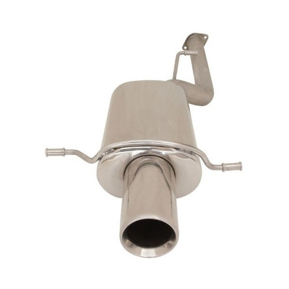 Turbo XS 04-08 Forester XT Axle Back 4in Polished Stainless Tip Muffler FXT04-RMA