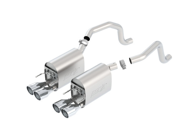 Borla 09-12 Corvette Coupe/Conv 6.2L 8cyl 6spd RWD inS-Type IIin Exhaust (rear section only) 11811