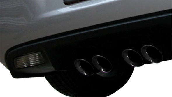 Corsa 2005-2007 Chevrolet Corvette C6 6.0L V8 Black Sport Axle-Back Exhaust 14169BLK