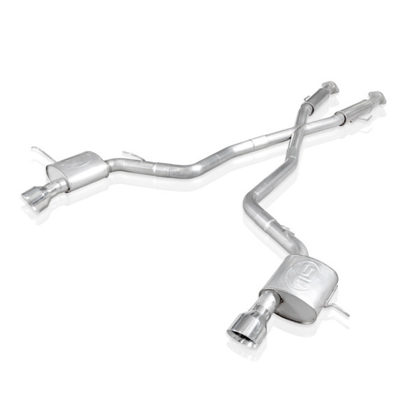 Stainless Works 2012-17 Jeep Grand Cherokee 6.4L Catback Chambered Mufflers X-Pipe JEEP64CB-C