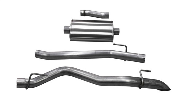 Corsa 2020-2024 Jeep Gladiator JT 3.0in Cat-Back Single Side Exit w/ Turn Down Tip 21061