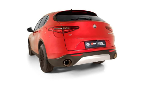 Remus 2017 Alfa Romeo Stelvio Q4 AWD 2.0L Turbo Multiair Axle Back Exhaust (Tail Pipes Req) 026117 1500