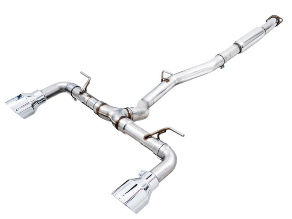 AWE Subaru BRZ/ Toyota GR86/ Toyota 86 Track Edition Cat-Back Exhaust- Chrome Silver Tips 3020-32279