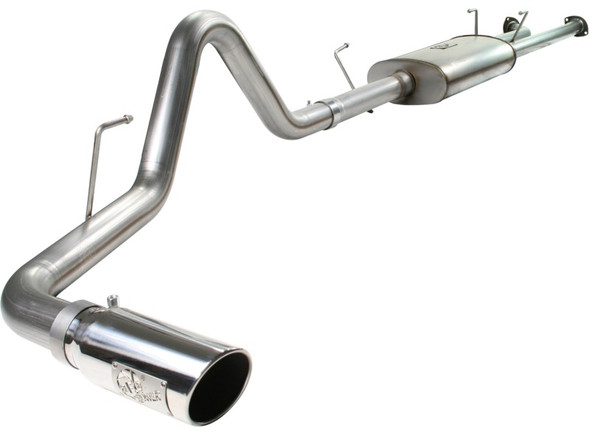 aFe MACHForce XP Exhaust Cat-Back SS-409 07-09 Toyota Tundra V8-5.7L w/ Polished Tip 49-46006-P