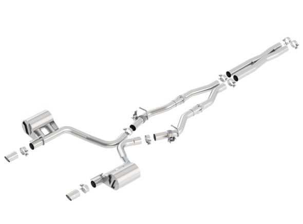 Borla 2017 Dodge Charger R/T 5.7L ATAK Catback Exhaust w/o Tips (w/MDS Valves ONLY) 140723