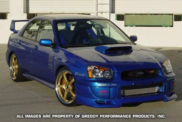 GReddy 04+ WRX & STi Fiberglass Front Lip Spoiler 17060023
