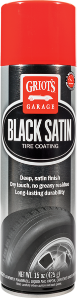 Griots Garage Black Satin Tire Coating - 15oz (Aerosol) 10951