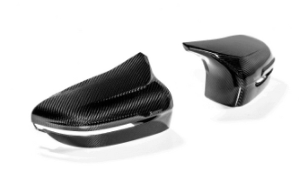 Akrapovic 2018+ BMW M5 (F90) / 2020 BMW M8 (F91/F92) Carbon Fiber Mirror Cap Set - High Gloss WM-BM/CA/3/G