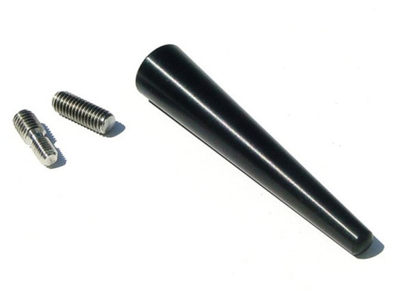 Torque Solution Black Billet Shorty Antenna: Audi / Volkswagen TS-BA-BL15