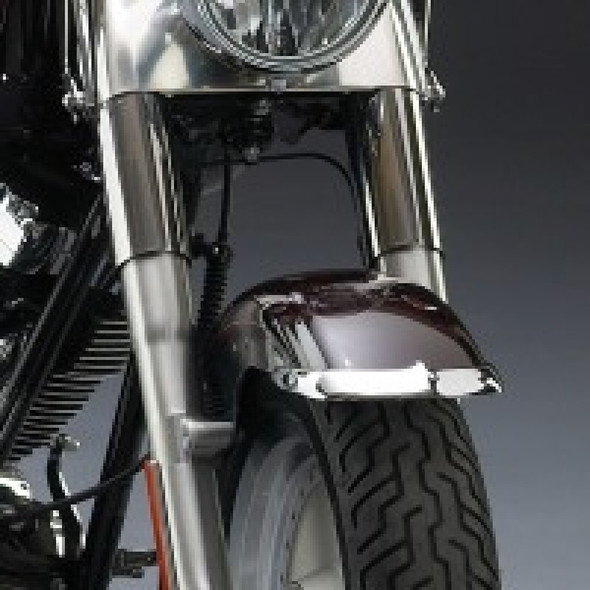 National Cycle 01-17 Harley Davidson FLSTF Fat Boy Front Fender Tips 2pc N7040