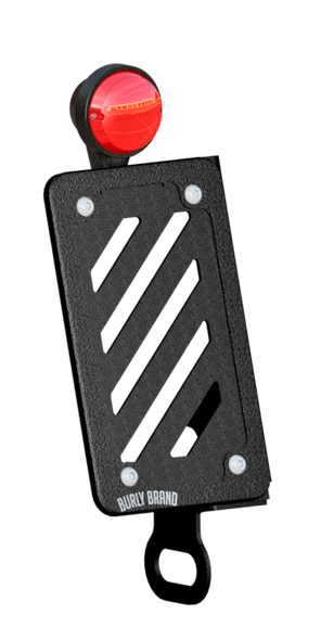 Burly Brand Side Mount Tail Light/License Plate B13-3001TB