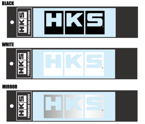 HKS LOGO Sticker W135 BLACK 51003-AK149