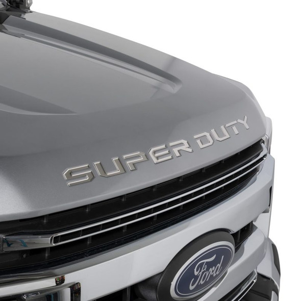 Putco 2023 Ford Super Duty Hood Lettering Ford Lettering Emblems (Stainless Steel) 55562FD