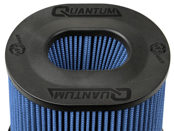 aFe Quantum Pro-5 R Air Filter Inverted Top - 5in Flange x 9in Height - Oiled P5R 23-91129