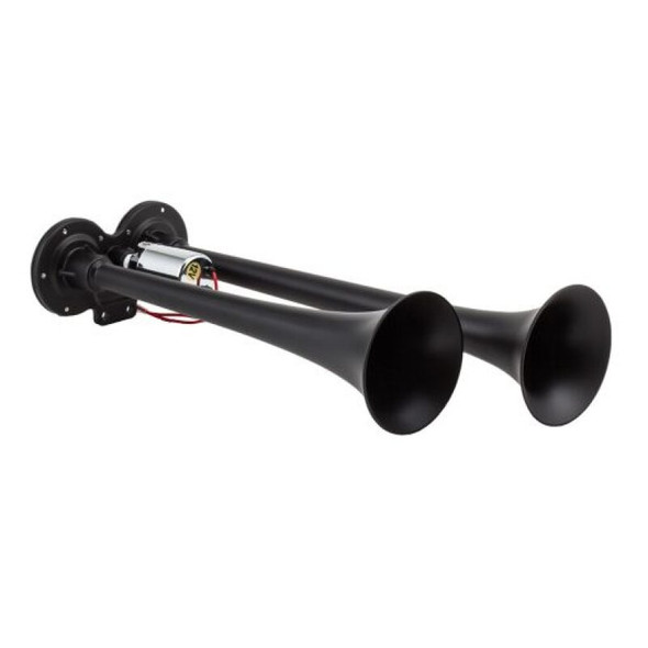 Kleinn Black Dual Horn/ 15In/12.25In - XCR2.0 Coated Zinc Alloy 102-1