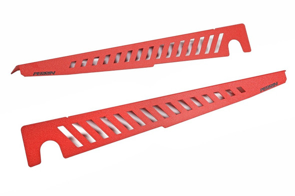 Perrin 22-23 Subaru WRX Fender Shroud Set - Red PSP-ENG-551RD