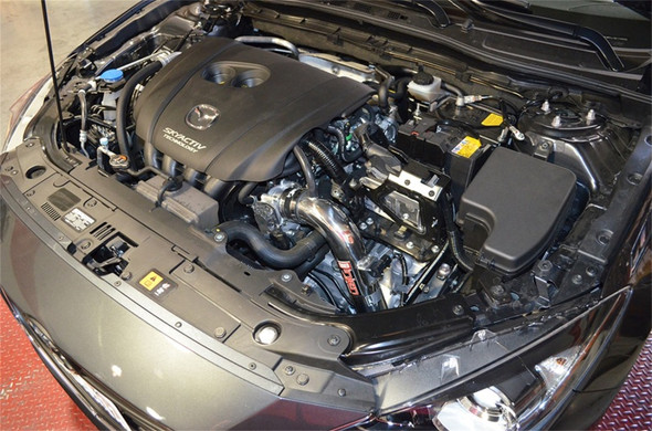 Injen 13-18 Mazda 3 2.0L 4Cyl AT Black Cold Air Intake with MR Tech and Air Fusion SP6065BLK