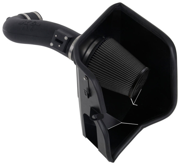 K&N 2019+ Chevrolet Silverado 1500 V8 6.2L Performance Air Intake System 30-3110
