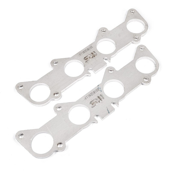 Stainless Works Ford 5.2L/5.0L Coyote Round Port Header 304SS Exhaust Flanges 1-7/8in Primaries HFFORD5.0188