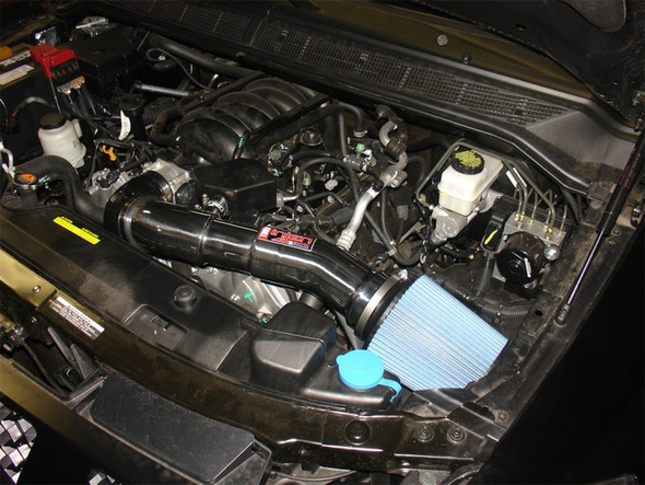 Injen 04-12 Nissan Titan 5.7L V8 Wrinkle Black Short Ram Intake System w/ MR Tech PF1952WB