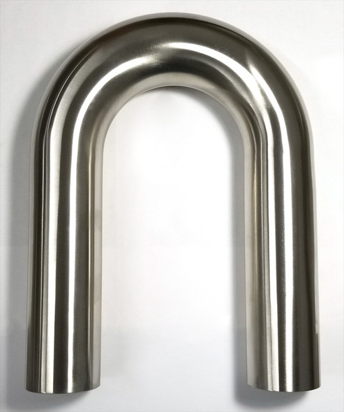Stainless Bros 3in Diameter 1.5D / 4.5in CLR 180 Degree Bend 6in Leg / 6in Leg Mandrel Bend 601-07696-1150