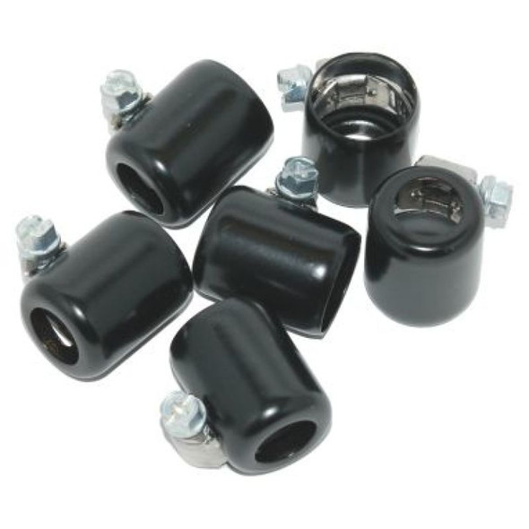NAMZ Fuel Line Hose Clamps 1/4-5/16in. ID Black (6 Pack) NHC-B106