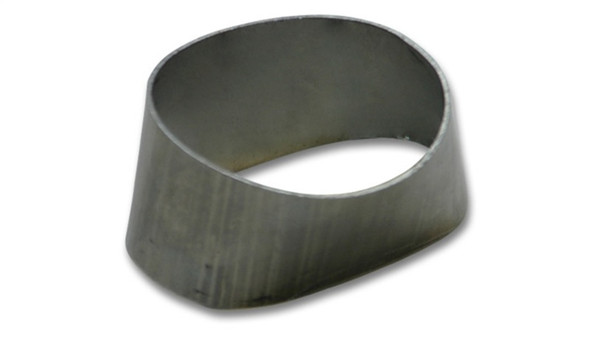 Vibrant 90mmx55mm Oval to 76mm Round Transition Adapter T304 SS for use with Part #1448 and #14480 1448A