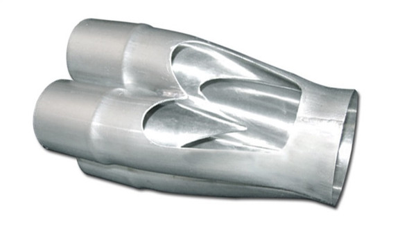 Vibrant 4-1 SS Merge Collectors (1-7/8in Inlet Slipover ID 3in Merge Outlet OD) - Sold Individually 10306