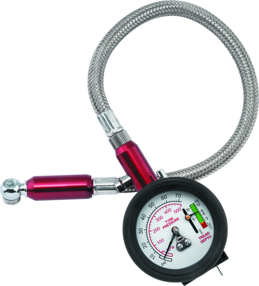 BikeMaster Tire Gauge 2-1 0-60 PSI 151792
