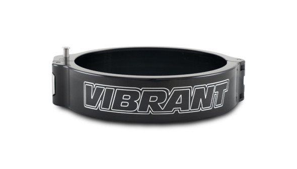 Vibrant 4in O.D. Aluminized HD 2.0 Clamp - Anodized Black (Clamp Only) 32538