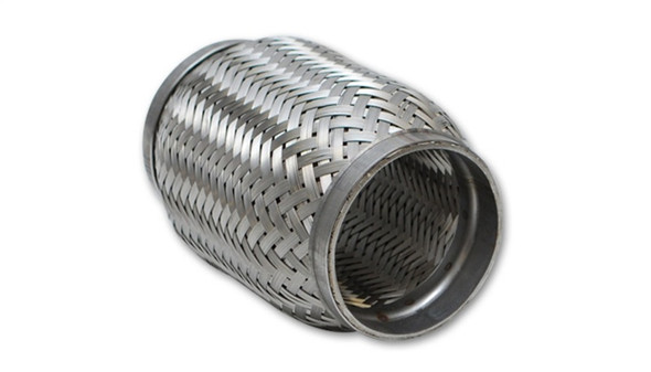 Vibrant SS Flex Coupling with Inner Braid Liner 2.25in inlet/outlet x 4in flex length 62704