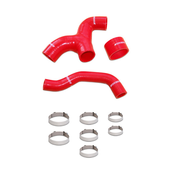 Mishimoto 02-05 Subaru WRX Red Silicone Intercooler Hoses MMHOSE-SUB-INTRD