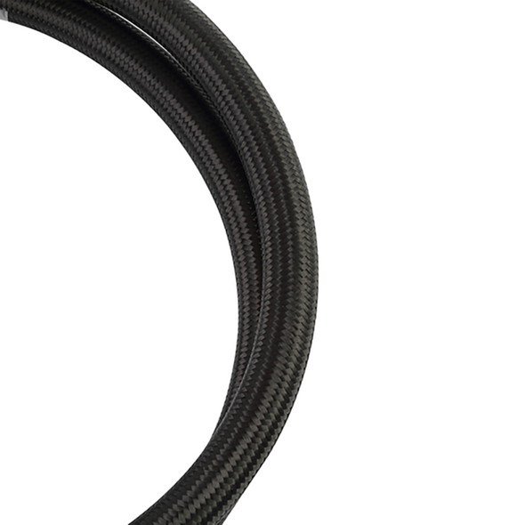Mishimoto 10Ft Stainless Steel Braided Hose w/ -12AN Fittings - Black MMSBH-12120-CB