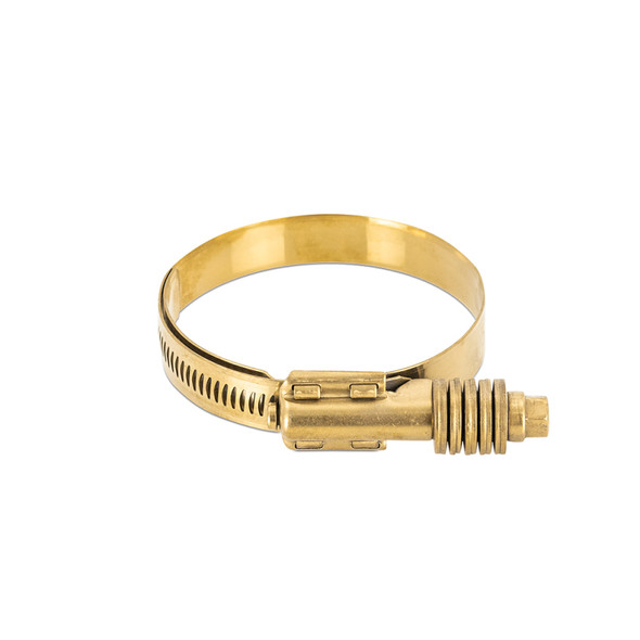 Mishimoto Constant Tension Worm Gear Clamp 3.74in.-4.61in. (95mm-117mm) - Gold MMCLAMP-CTWG-117GD