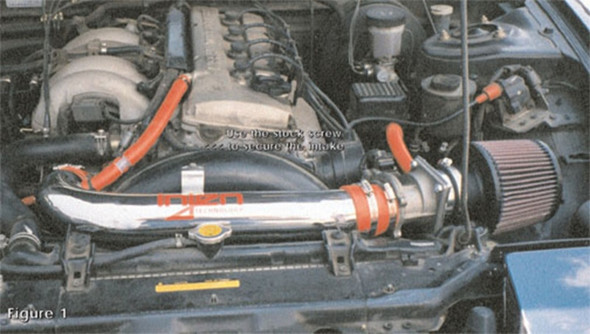Injen 91-94 Nissan 240SX L4 2.4L Black IS Short Ram Cold Air Intake IS1920BLK