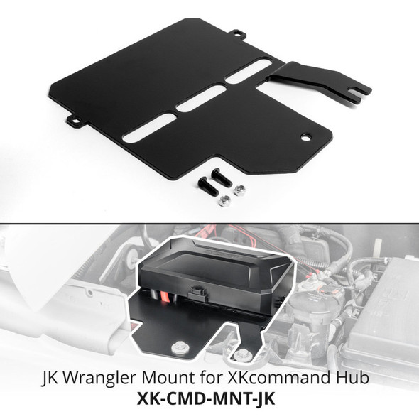 XK Glow XKcommand Hub Mounting Bracket for Wrangler JK XK-CMD-MNT-JK