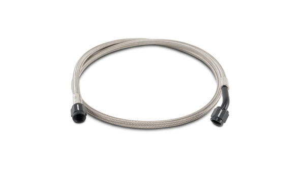 Vibrant Pre-Assembled Hose Assemblies -4AN 36in Length Hose End Style Straight/45 Degrees 10278