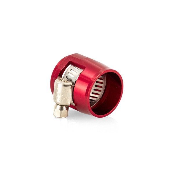 Mishimoto Aluminum -4AN Hex Finishers - Red MMHXF-04-4-RD