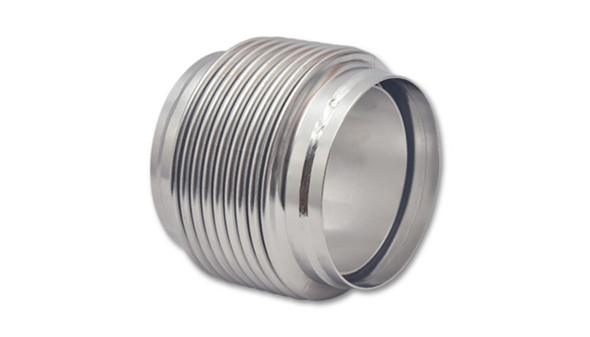 Vibrant SS Bellow Assembly w/ Solid Liner 4in inlet/outlet ID x 4in overall L Electro Polished 68944
