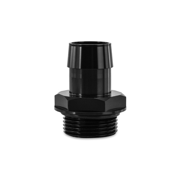 Mishimoto -16ORB to 1in. Hose Barb Aluminum Fitting - Black MMFT-16ORB-1BK
