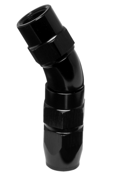 Vibrant -3AN 30 Degree High Flow Hose End Fitting for PTFE Lined Hose - Aluminum 28303