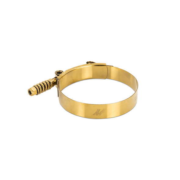 Mishimoto 3 Inch Stainless Steel Constant Tension T-Bolt Clamp - Gold MMCLAMP-3TGD
